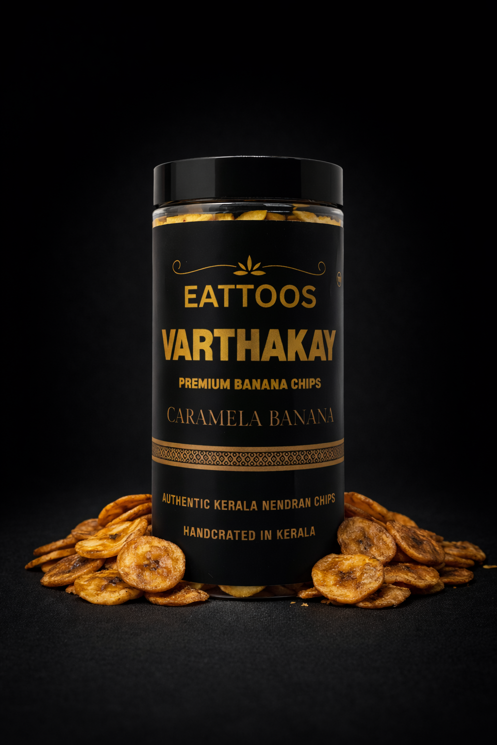 EATTOOS Premium Caramela Banana Chips – 200g