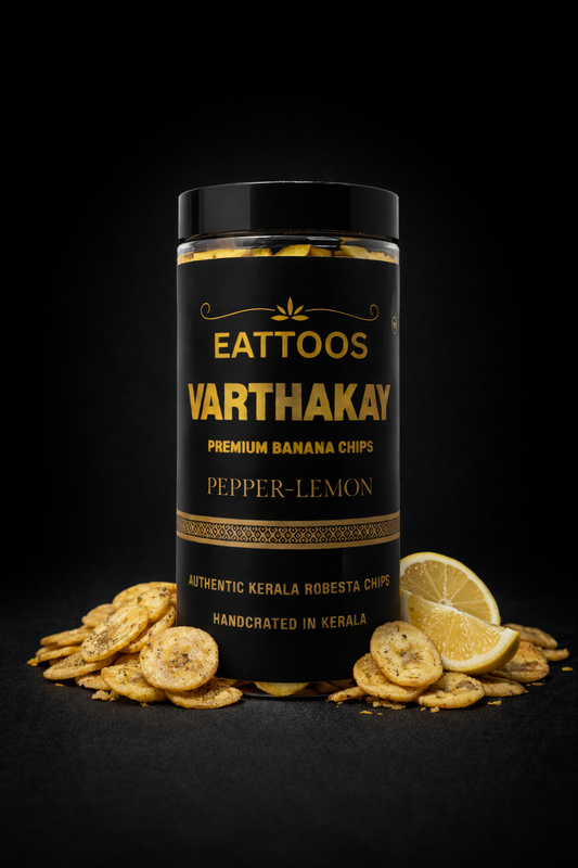 EATTOOS Premium Pepper Lemon Banana (ROBESTA) Chips – 200g
